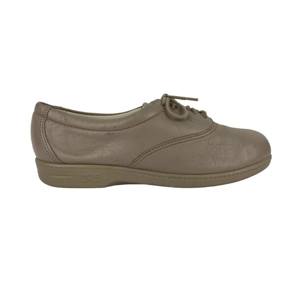 SAS Shoes - Sas Womens Walking Shoes Taupe‎ Lace Up Round Toe Sneaker Shoes Size US 5 M